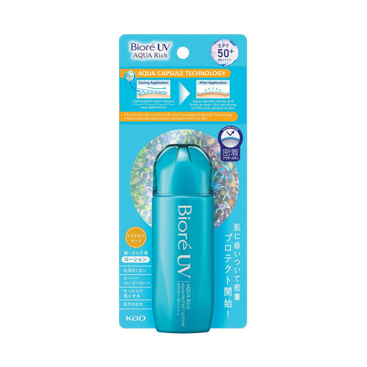 Bioré UV Aqua Rich Aqua Protect — Protetor solar facial FPS 50+ PA++++, 70 ml