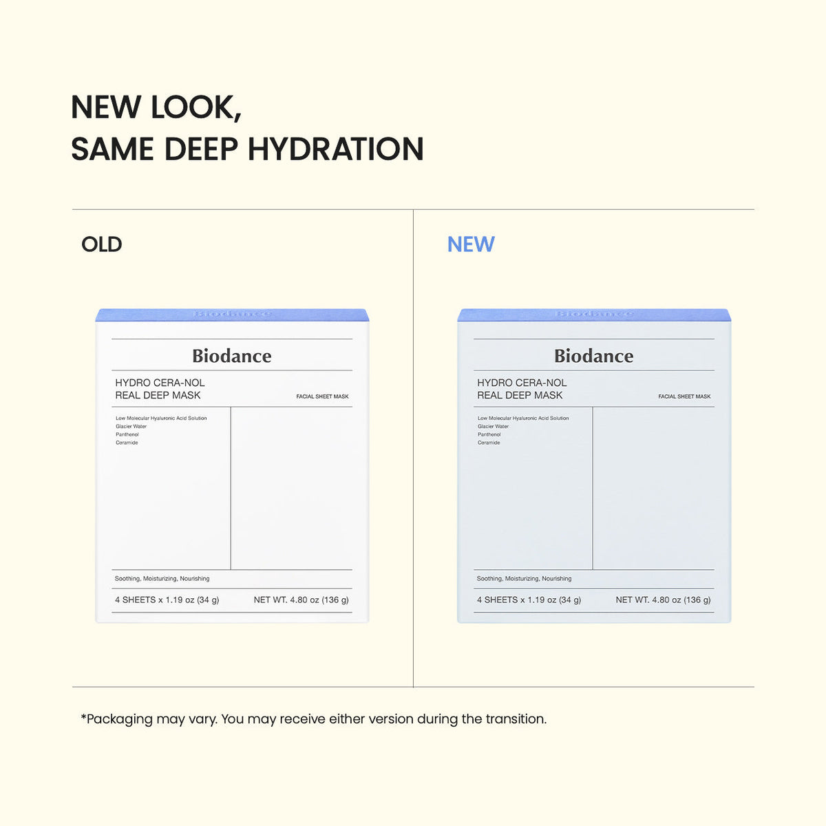 Biodance Hydro Cera-nol Real Deep Mask (packshot oficial)